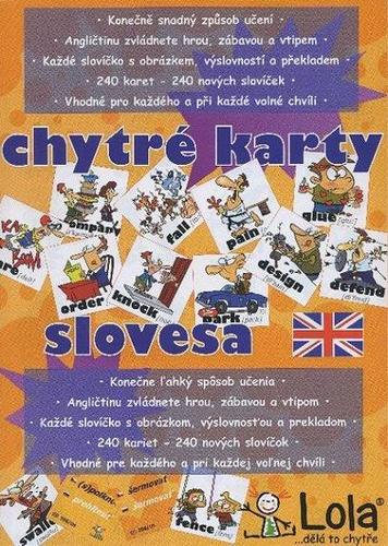 Kniha Chytré karty: Angličtina slovesa