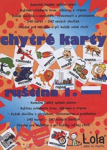 Kniha Chytré karty - Ruština slovíčka 1
