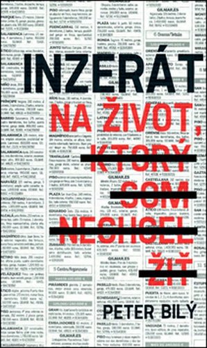 Kniha Inzerát na život, ktorý som nechcel žiť