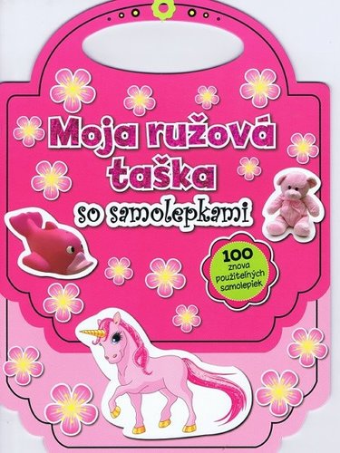 Moja ružová taška so samolepkami