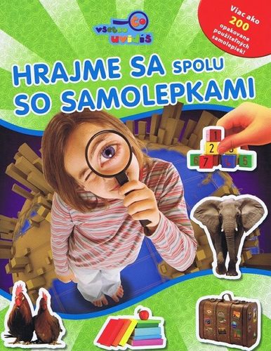 Kniha Hrajme sa spolu so samolepkami