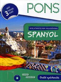 PONS nyelvtanfolyam haladóknak: Spanyol (1 könyv + 2 audio CD)