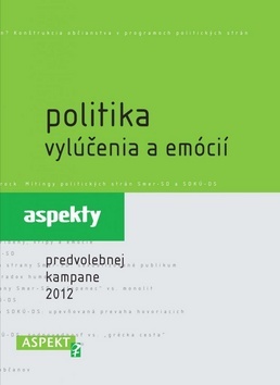 Kniha Politika vylúčenia a emócií