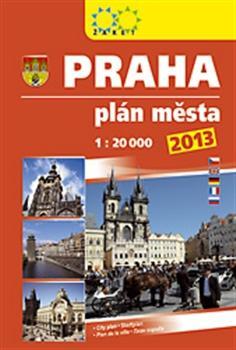 Praha knižní plán 2013 - 1:20 000