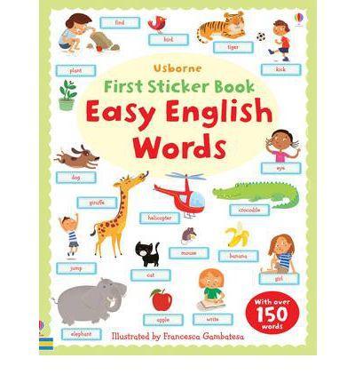 First Sticker Book Easy English Words