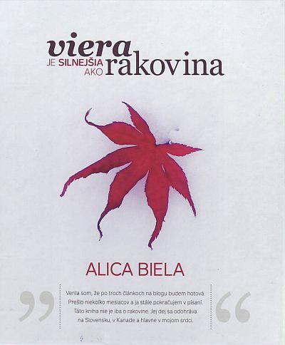 Kniha Viera je silnejšia ako rakovina