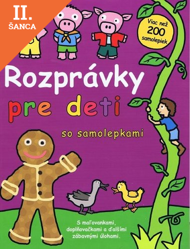 Lacná kniha Rozprávky pre deti so samolepkami