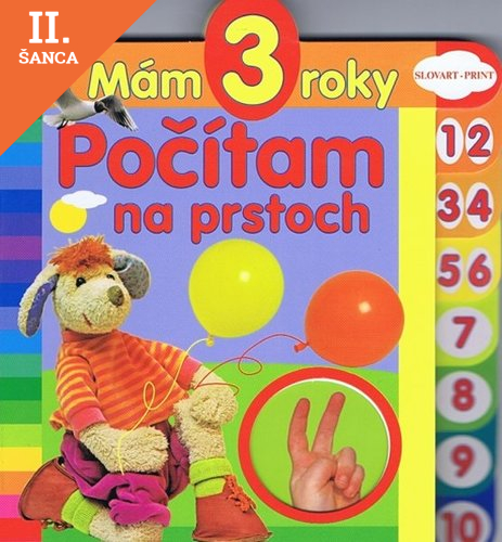 Lacná kniha Mám 3 roky - Počítam na prstoch