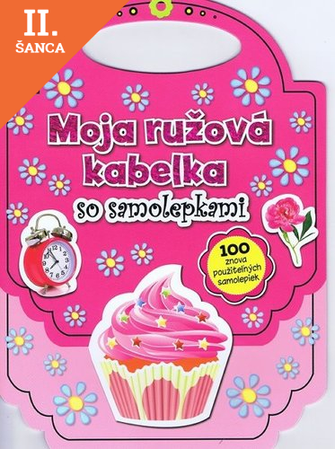 Lacná kniha Moja ružová kabelka so samolepkami