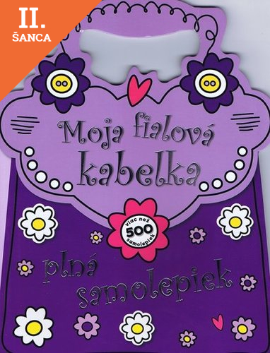 Lacná kniha Moja fialová kabelka plná samolepiek