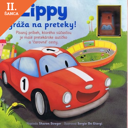 Lacná kniha Zippy vyráža na preteky!
