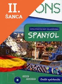 Lacná kniha PONS nyelvtanfolyam haladóknak: Spanyol (1 könyv + 2 audio CD)