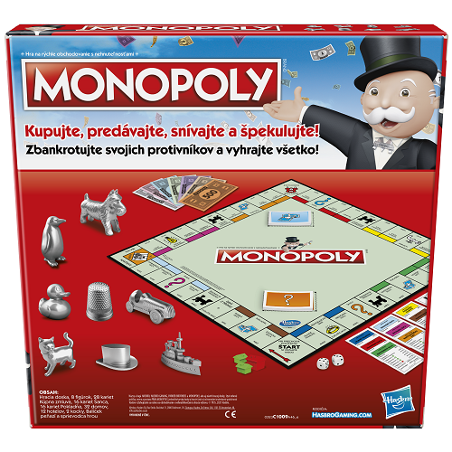 Hra Monopoly: Super elektronické bankovnictvo (slovenská verzia)