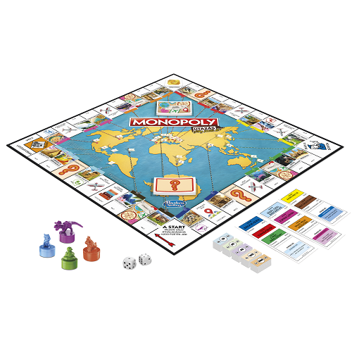 Hra Monopoly: Cesta okolo sveta (slovenská verzia)