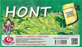 Kniha Ručne maľovaná mapa regiónu Hont