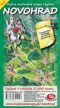 Kniha Ručne maľovaná mapa regiónu Novohrad