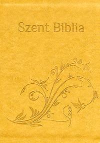 Szent Biblia - Prémium mini arany indás