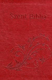Szent Biblia - Prémium mini bordó indás
