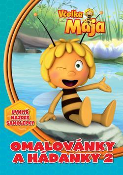 Včelka Mája Omalovánky a hádanky 2