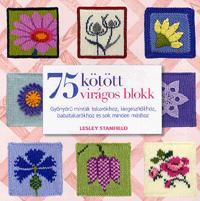 75 kötött virágos blokk - Lesley Stanfield
