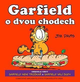 Kniha Garfield o dvou chodech