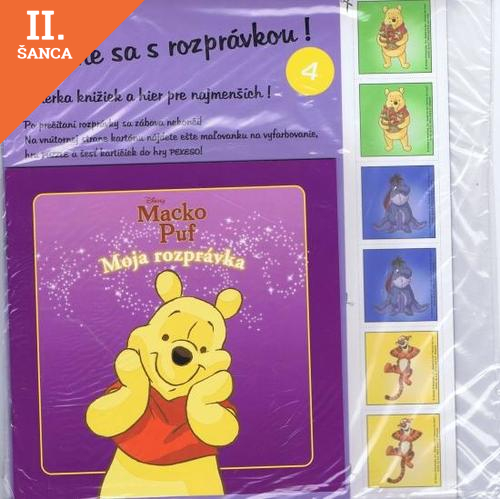Lacná kniha Macko Puf - Moja rozprávka č. 4