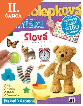 Lacná kniha Samolepková knižka Slová