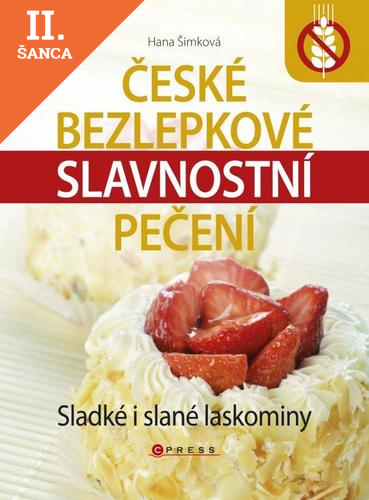Lacná kniha České bezlepkové slavnostní pečení