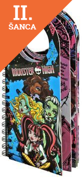 Lacná kniha Monster High Monstrózní visačky na dveře
