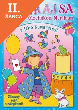 Lacná kniha Hraj sa s kúzelníkom Merlinom a jeho kamarátmi!