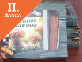 Lacná kniha Vreckový atlas húb + hubársky nôž