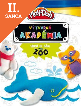 Lacná kniha Play-Doh Výtvarná akadémia Urob si sám Zoo