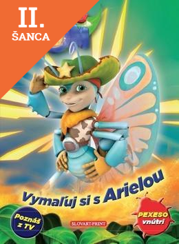 Lacná kniha Vymaľuj si s Arielou