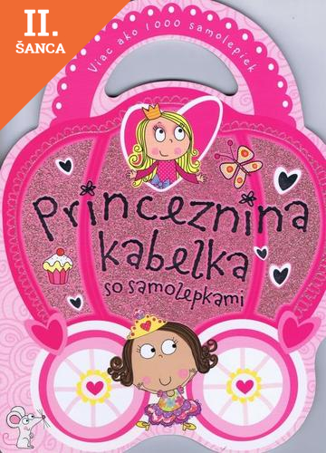 Lacná kniha Princeznina kabelka so samolepkami