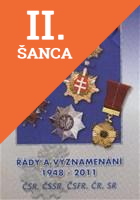 Lacná kniha Řady a vyznamenání 1948-2011