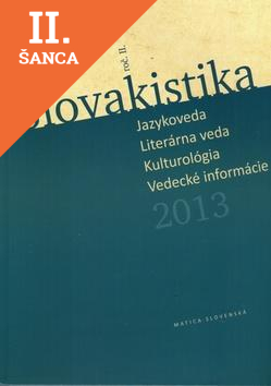 Lacná kniha Slovakistika 2013
