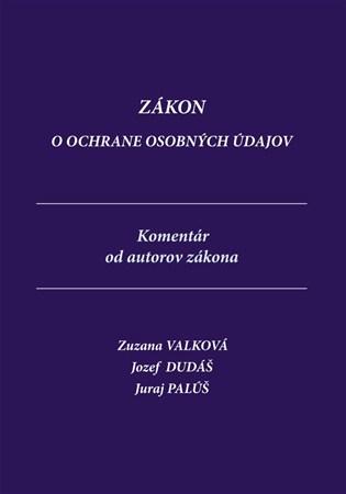 Kniha Zákon o ochrane osobných údajov, komentár