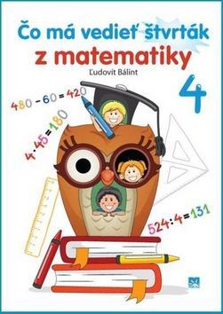 Kniha Čo má vedieť štvrták z matematiky 4 - Ľudovít Bálint