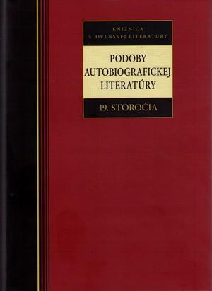 Kniha Podoby autobiografickej literatúry 19. storočia