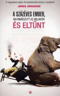 A százéves ember, aki kimászott az ablakon és eltűnt (filmes borító)