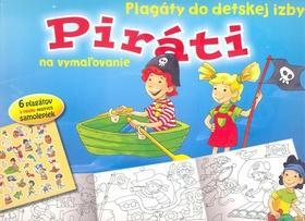 Piráti Plagáty do detskej izby na vymaľovanie