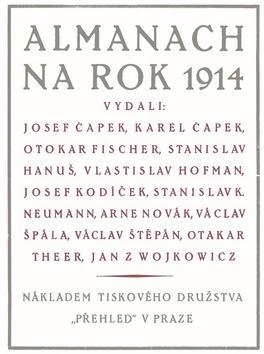 Kniha Almanach na rok 1914