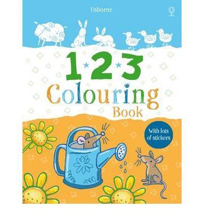 123 Colouring Book With Stickers