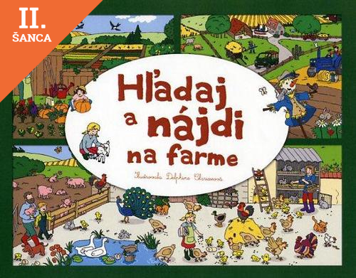 Lacná kniha Hľadaj a nájdi na farme