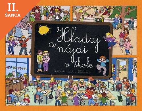 Lacná kniha Hľadaj a nájdi v škole