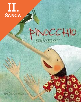 Lacná kniha Pinocchio