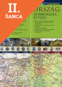 Lacná kniha Magyarország közigazgatási és domborzati térképe - 1 : 575 000