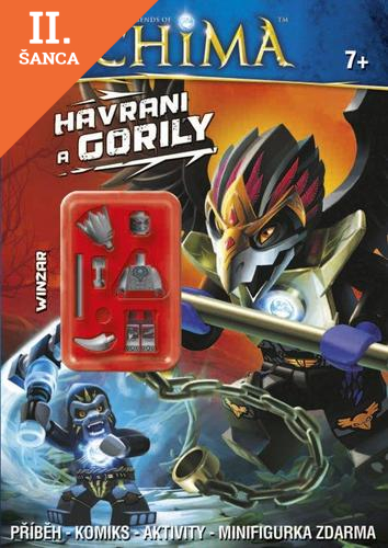 Lacná kniha Lego Chima Havrani a gorily