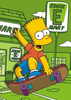 Bart na skateboardu