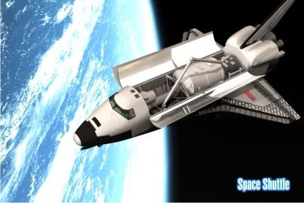 Mapcards.net, s.r.o. 3D pohľadnica Space Shuttle